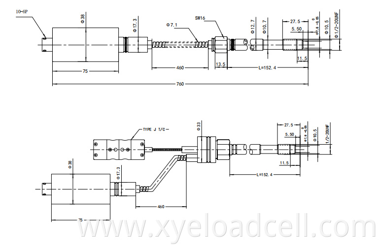 Melt Temperature Sensor